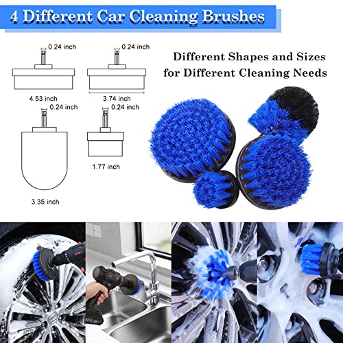 Kit de detalles de coche, juego de 35 cepillos para detallar