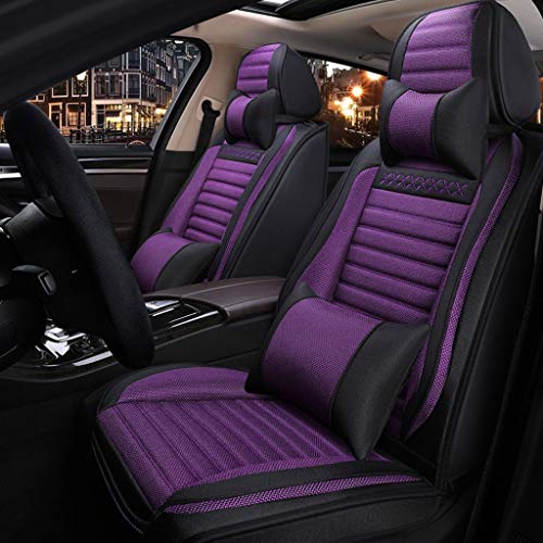 Juego completo de fundas de asiento de automóvil, 5 asientos