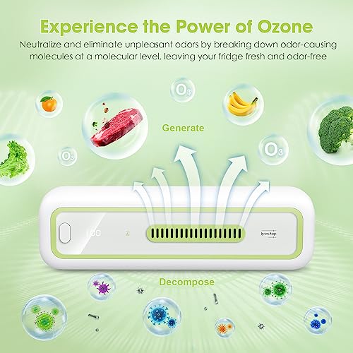 Mini desodorante USB para refrigerador con pantalla LED, abs