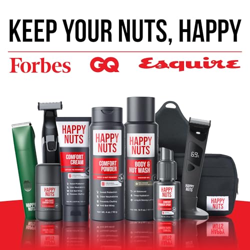 HAPPY NUTS Comfort Powder - Antirozaduras y desodorante, sin