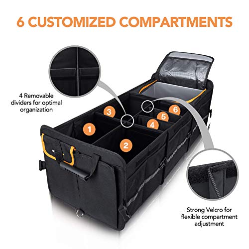 HEYTRIP Organizador grande para maletero con bolsa térmica i