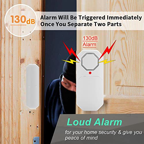 Alarma de puerta y ventana cuando se abre para seguridad en