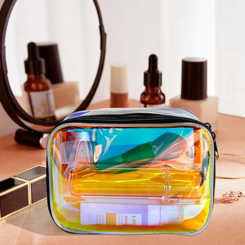 Bolsas de maquillaje holográficas a granel, bolsa de almacen