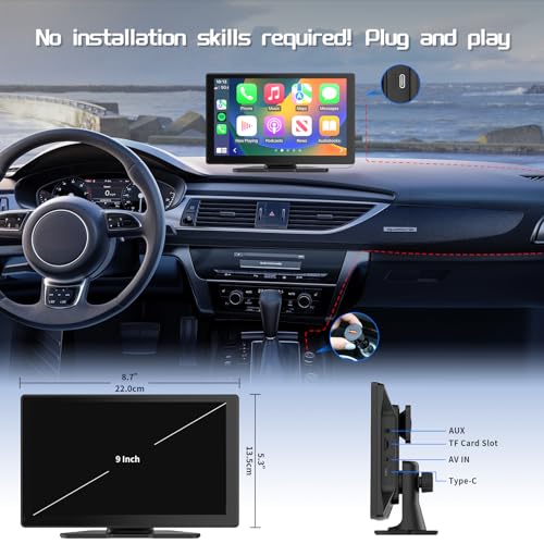 Spedal CL811 - Pantalla de juego para automóvil con cámara d