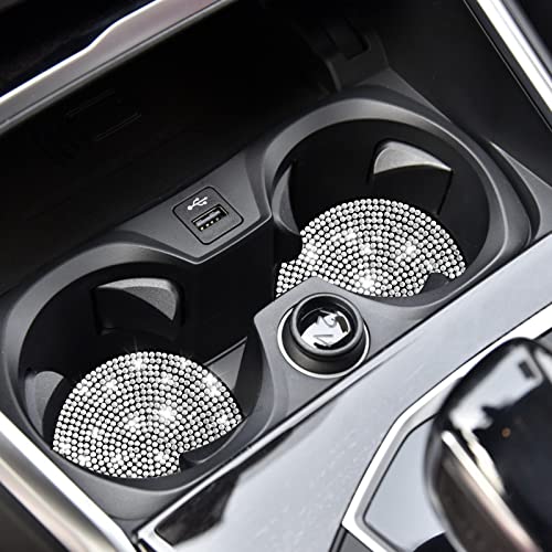 Paquete de 2 posavasos brillantes para automóvil, 2.75 pulga