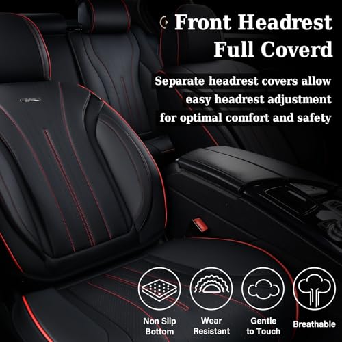 Coverado Fundas de asiento delantero, fundas de asiento de p