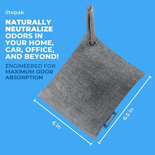 Litepak Bolsas absorbentes de olores – 4 bolsas XL – Elimina