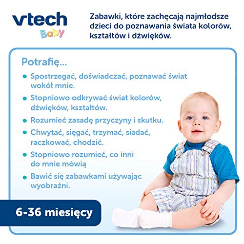 VTech Trefl - Cubo de actividades, juguete educativo electrónico, 6 pa