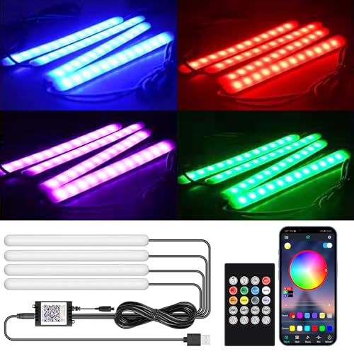 Luz LED para interior de automóvil, luz para debajo del tabl