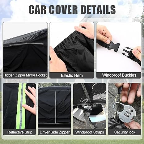 Funda impermeable para automóvil compatible con Ford Bronco