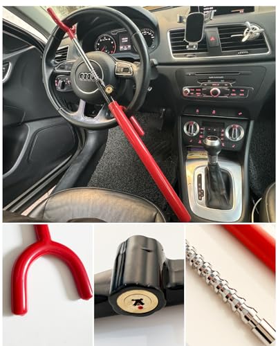 Cerradura antirrobo para volante de automóvil, dispositivo a