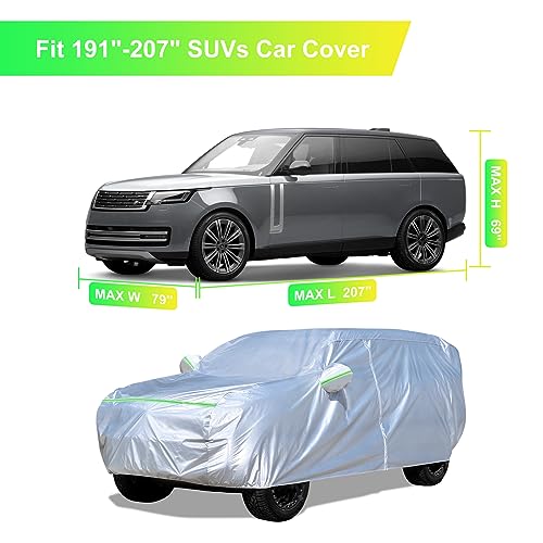 Funda para automóvil SUV (191-207 pulgadas), ajuste universa