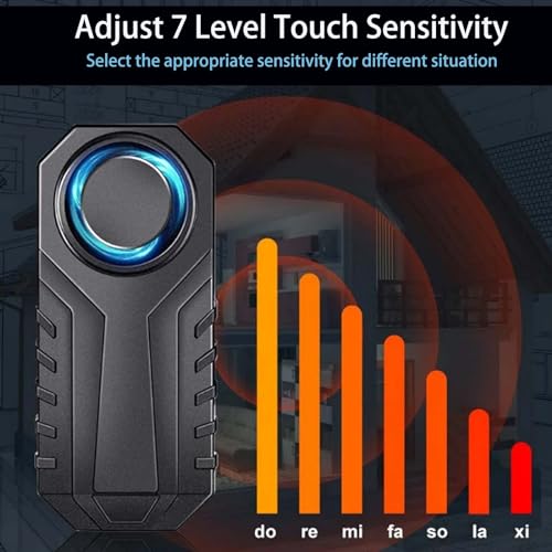 Alarma de bicicleta antirrobo con control remoto, 113dB inal