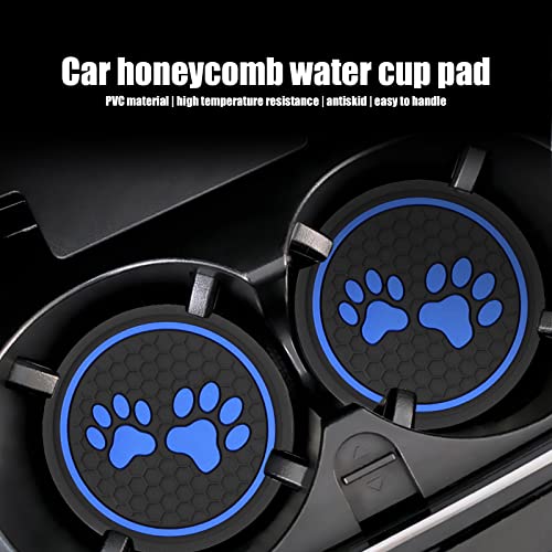 cueclue 2 posavasos para automóvil, 2.75 pulgadas, de silico