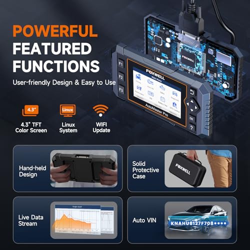 FOXWELL NT614 Elite OBD2 - Escáner de diagnóstico 2025 con 5