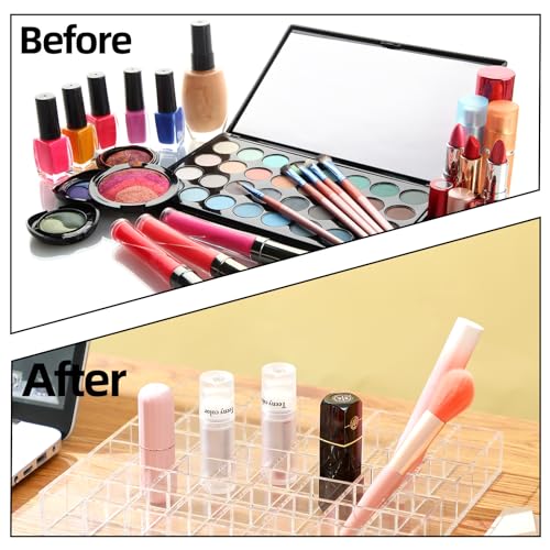 Mumufy Soporte para lápiz labial, organizador de acrílico tr