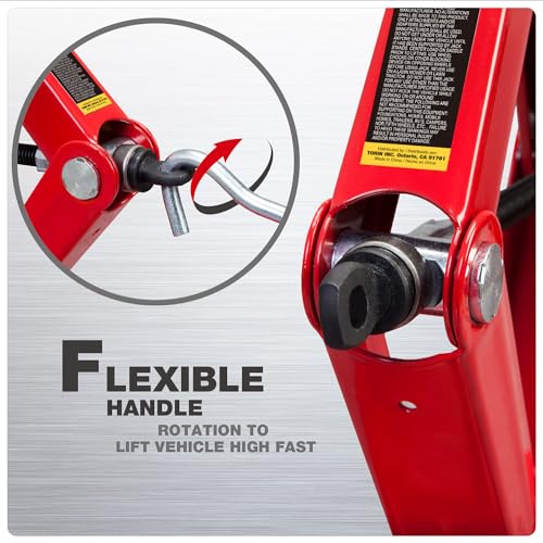 BIG RED T10152-3 Torin Car Scissor Jack: Gato portátil de ac