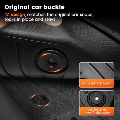 KMF Custom Fit Floor Mats for BMW X3 2025, All Weather TPE W