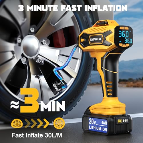 Inflador de neumáticos inalámbrico Compresor de aire para De