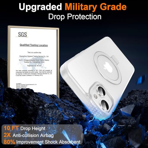 ZHK Funda magnética compatible con iPhone 14 con soporte de