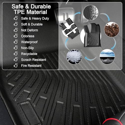 Juego de alfombrillas y forro de carga para Dodge Durango 20