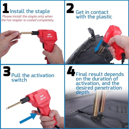 WEP 960-V85 - Kit de soldador de plástico de alta potencia c