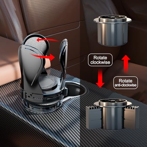 Expansor de portavasos para automóvil, adaptador extensor de