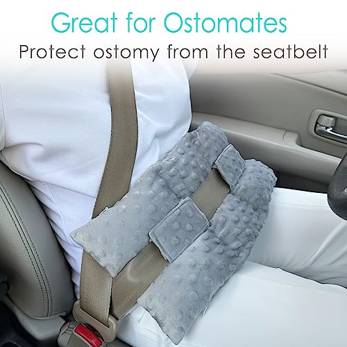 Ostomía - Almohada para cinturón de seguridad, protector de