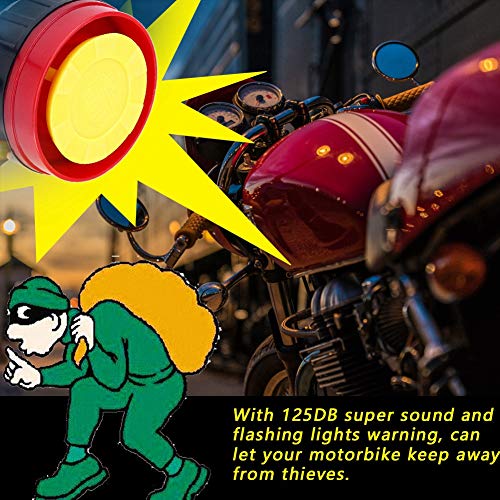 Tangxi - Sistema de alarma para motocicleta, antirrobo de 12
