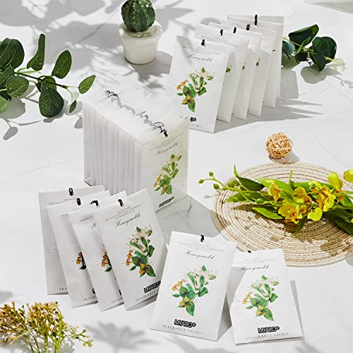 MYARO 12 paquetes de bolsas perfumadas de madreselva para ca