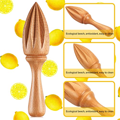 Exprimidor de cítricos de madera, exprimidor de mano de limó