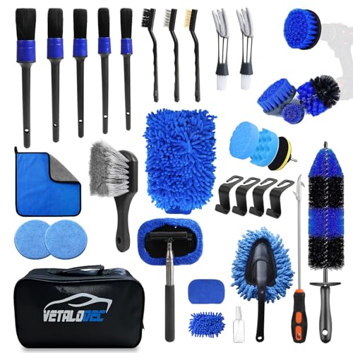 Car Detailing Kit, 35Pcs Car Detailing Brush Set, Car Cleani