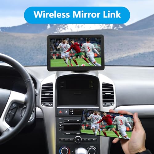 Pantalla portátil de Apple Carplay de 7 pulgadas para coche