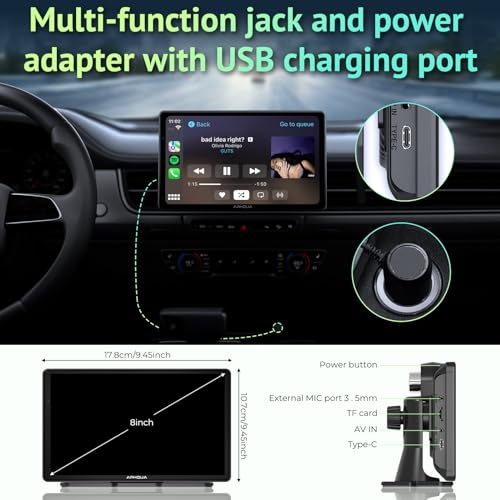 Estéreo inalámbrico para automóvil compatible con Apple CarP