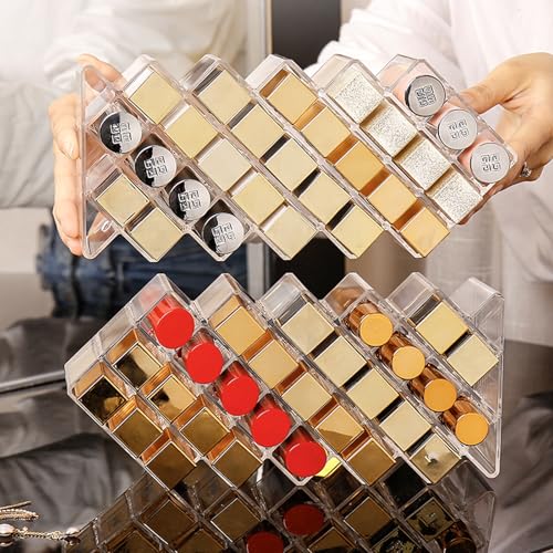 Organizador de lápiz labial, 56 ranuras para labios, soporte
