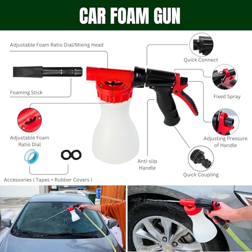 Kit de 31 piezas de detallado de coche, juego de cepillos pa