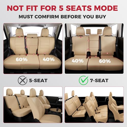 FREESOO Fundas de asiento para Toyota 4Runner 2011-2024, fun