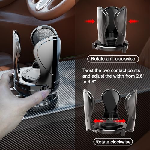 Expansor de portavasos para automóvil, adaptador extensor de