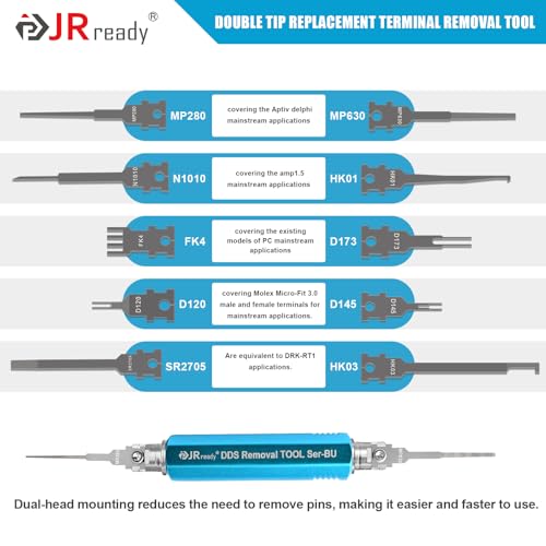 JRready ST5348 Kit de herramientas extractoras de pasadores,