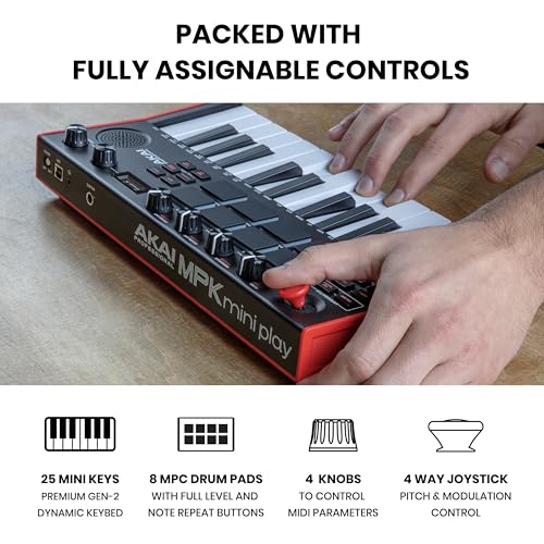 Akai Professional MPK Mini Play MK3 - Controlador de teclado