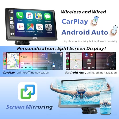 2G+32G Android portátil inalámbrico CarPlay coche estéreo co