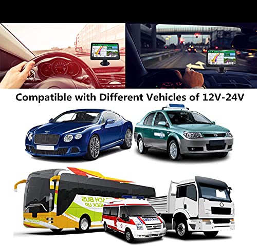 Navegación GPS para automóvil, mapa 2025 de 7 pulgadas con p