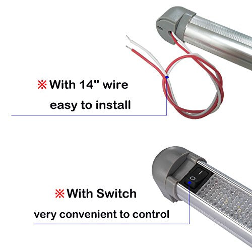 Lightronic Lámpara LED de tamaño compacto de 13.5 pulgadas,