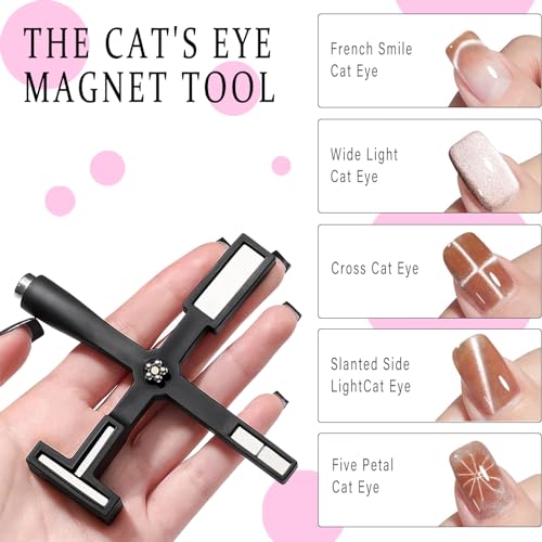 Herramienta magnética de uñas 5 en 1 multifunción para arte