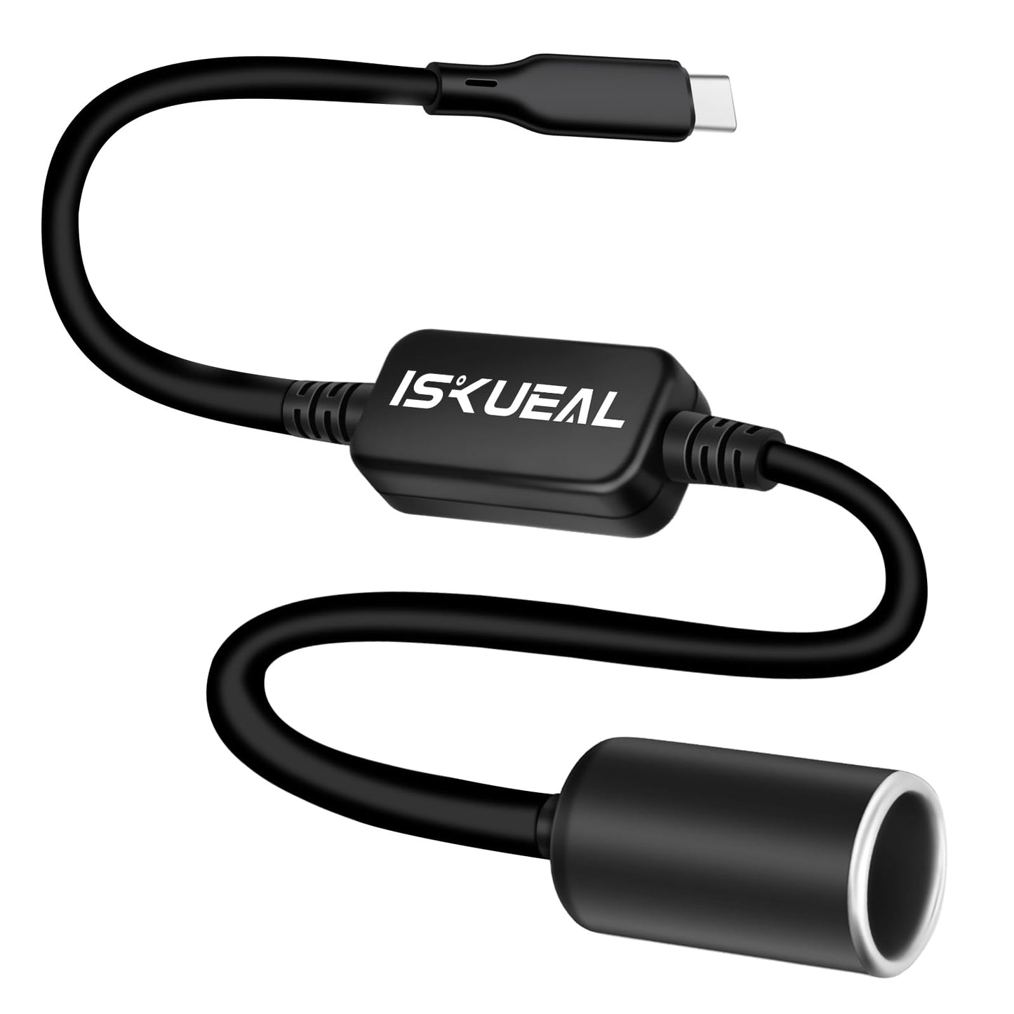 Cable de alimentación USB C macho a 12V para encendedor de c