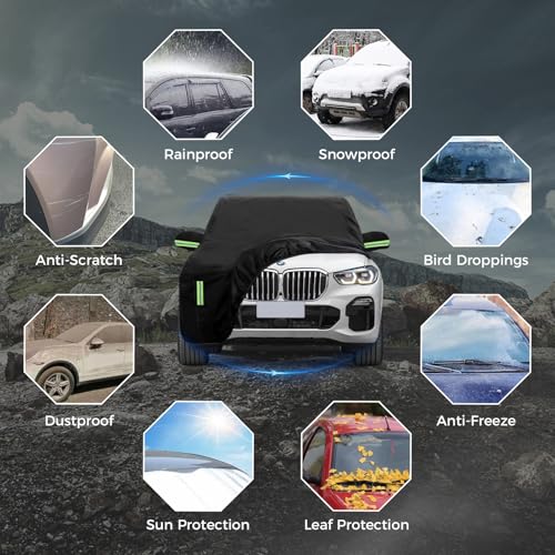 Funda impermeable para automóvil SUV, para todo tipo de clim