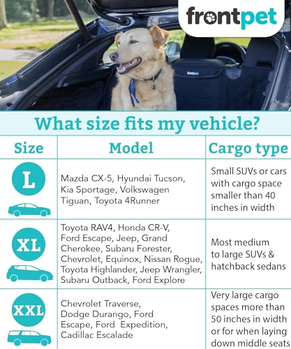 FrontPet - Funda acolchada para perro, para la zona de carga