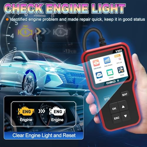 Herramienta de diagnóstico del escáner OBD2, probador de bat