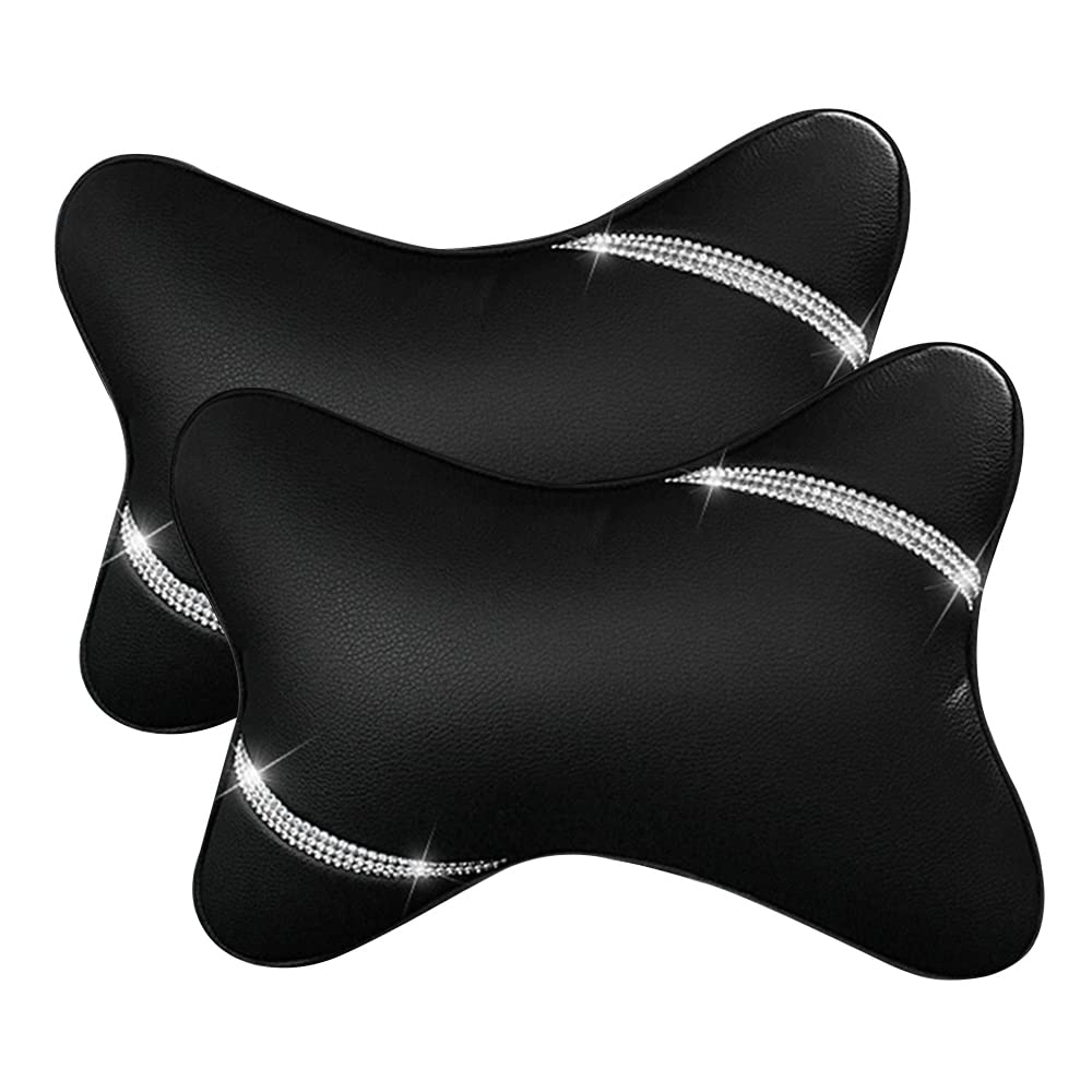VVHOOY Almohadas de cuello de diamante para asiento de autom