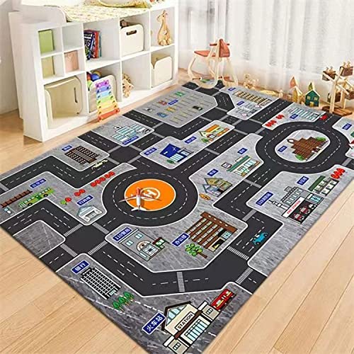 Alfombra de juego para niños, ideal para jugar con autos y j